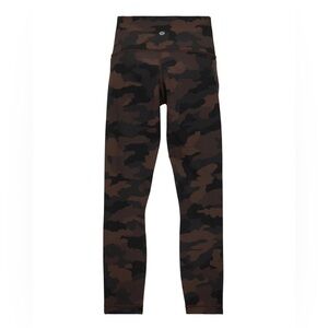 Lululemon Align Camo Brown Earth Crop 23”